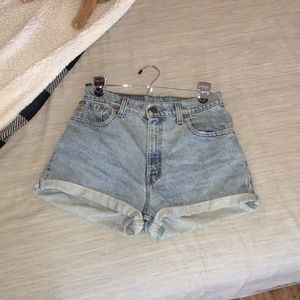 Levi’s 551 High Waisted Shorts